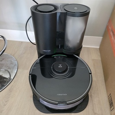 ROBOROCK S7 + Plus-BLK Self-Emptying Robot Vacuum with Sonic Mopping, 2500PA