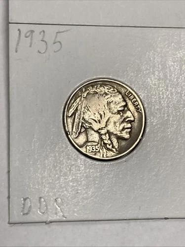 1935 DDR Buffalo Nickel in Fine conditioin