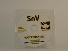 SNV GUTTERSNIPE (H1) 2 Track Promo CD Single including Plastic Sleeve MONO-TYPE