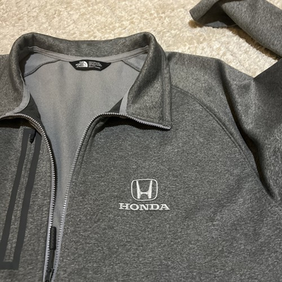 #ad Honda Motor North Face Shirt Jacket 2XL Soft shell Heather Classic Logo Flaw 🎁 $88.00