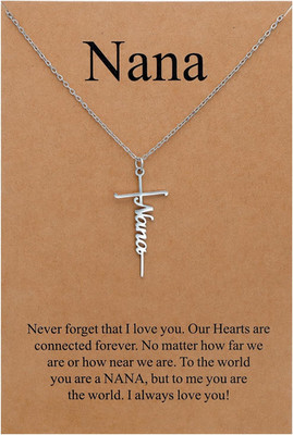 Birthday Gifts for Grandma Mom Daughter Teacher Cross Necklace for Women Christi