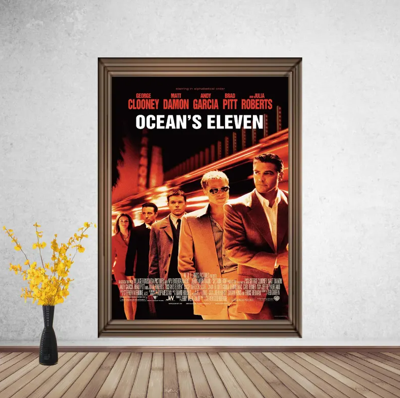 Ocean's Eleven Classic Movie Poster, Home Decor, Vintage Movie Poster,