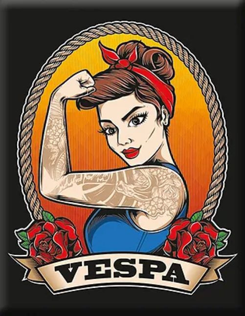 Vespa Emblem Kaskade Aufkleber