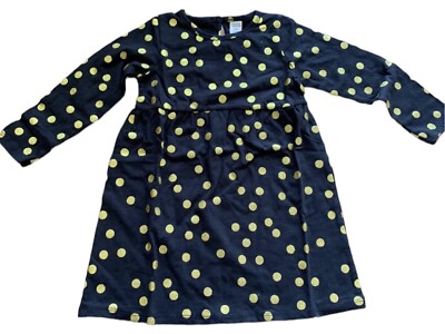Baby Girls Shine Print Dress, Harper Canyon, Black/Gold, Size 24 Months |  eBay