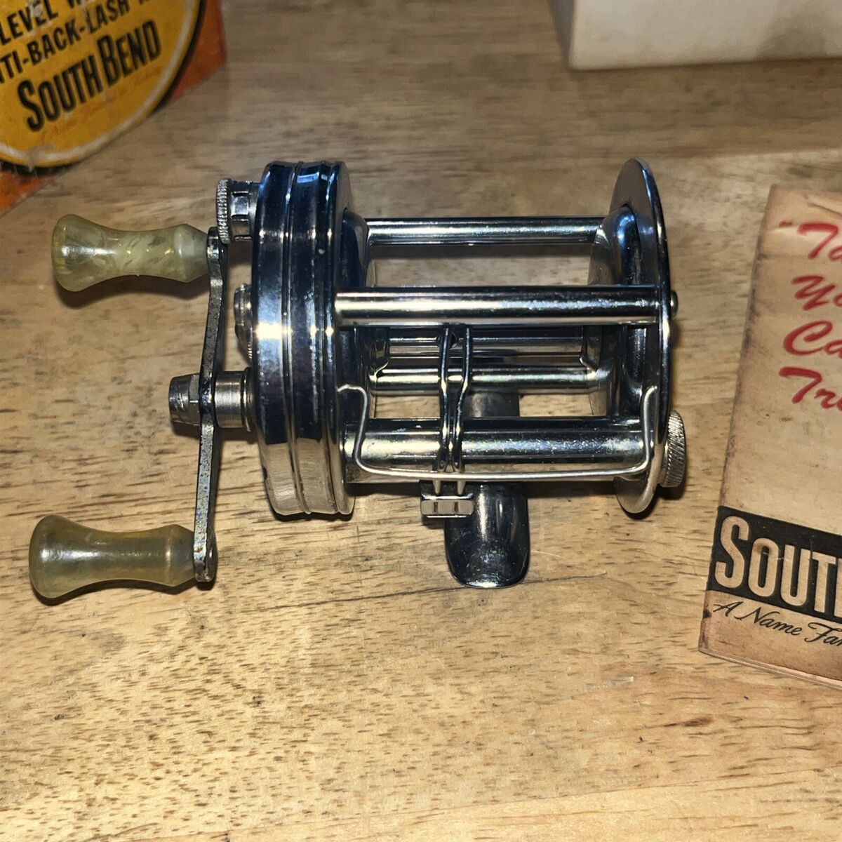 South Bend No 550 Level Winding Anti-Backlash Reel South Bend No 550 Level Winding Anti-Backlash Reel