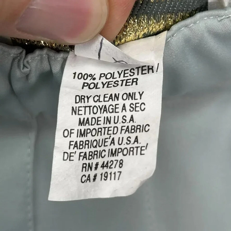 Marisa Christina Seafoam Pleated Midi Skirt Large - Image 4 of 4