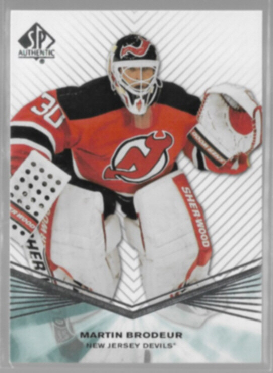 MARTIN BRODEUR 2011 Upper Deck SP Authentic #33.  DEVILS