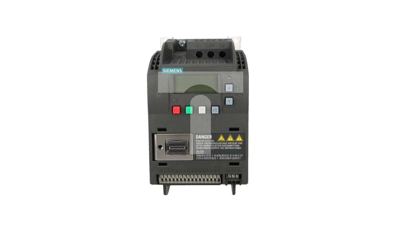 Inverter Uin=400V, Uout=3x400V/1.3A 0.37kW Sinamics V20 6SL3210-5BE13-7UV /T2UK