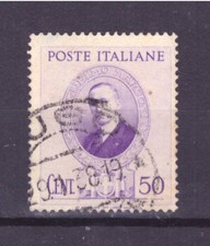STAMPS Italy Kingdom 1938 - Guglielmo Marconi 50 c. SAS437