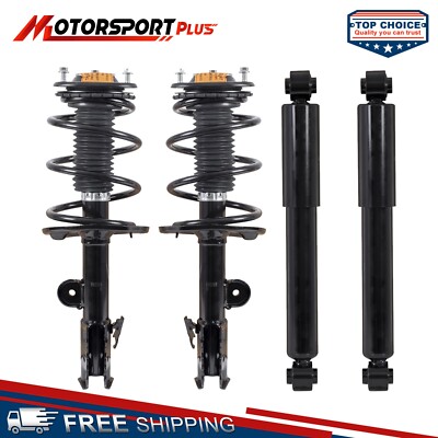 Pair Of 2 Front Strut Assemblies For Toyota Prius 2010-2015 - Complete With Coil Springs & Mounts