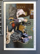 Antique Victorian Trade Card Advertising Ephemera - New Home Sewing Machine 