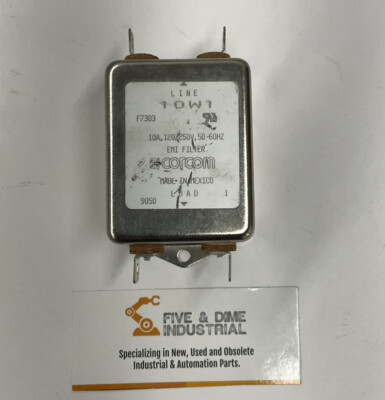 Corcom 10WI 10 Amp 120/250 VAC EMI Filter 