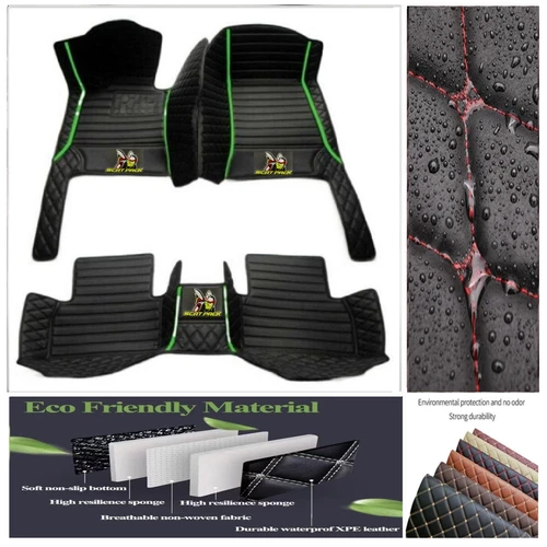For Dodge Challenger RT Scat Pack Car Floor Mats Custom Auto Carpet Waterproof - Imagen 22 de 44