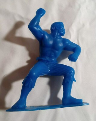 Incredible Hulk, Vintage Marvel / Marx Action Figure, Blue Mold, Rare ~ A0069