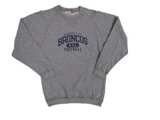 Denver Broncos Property Of Youth Grey Sweatshirt Large 14/16 