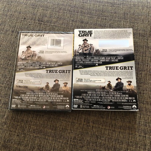 TRUE GRIT (1969 Original & 2010 Remake) (DVD, 2010) ***BRAND NEW*** - Picture 2 of 3