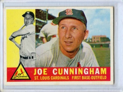 1960 Topps Joe Cunningham St. Louis Cardinals #40       EX