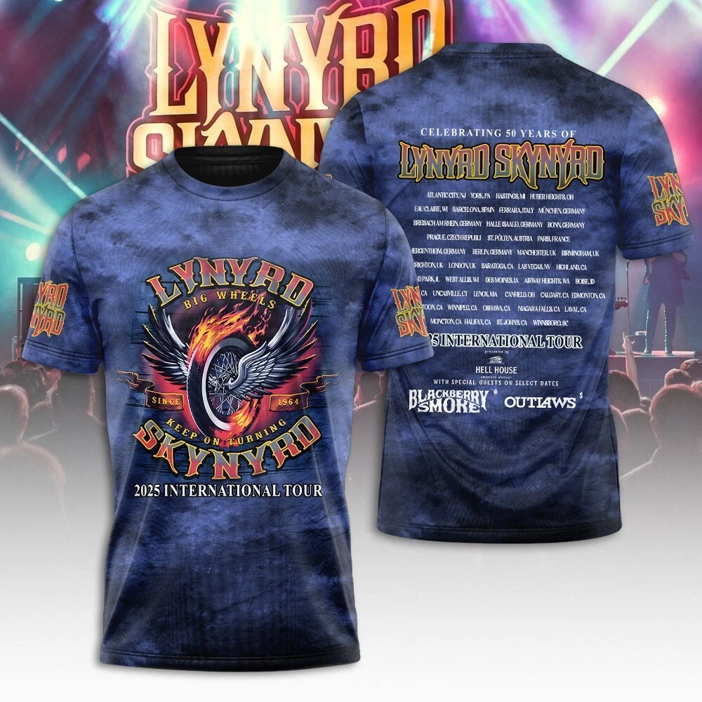 Lynyrd Skynyrd Tour 2025 Limited Edition Unisex T-Shirt