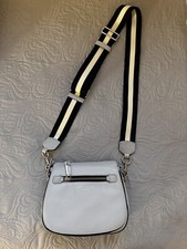 Marc Jacobs Gotham Nomad Saddle Crossbody Bag Grey