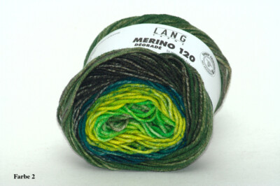 Lang Yarns Merino 120 Degrade, Merino Extrafine Superwash, verschiedene Farben