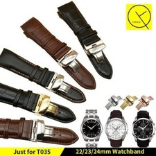 22 23 24mm For Tissot T-Classic T035/T035627 T035407 Leather Watchband Strap