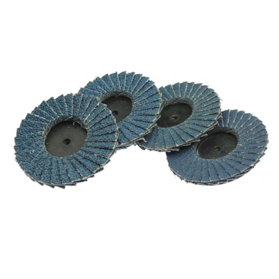 4Pcs 2/3in Rotary Lock Grinding Wheel Zirconia Drill Abrasive Disc for Finishing