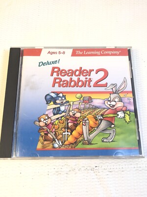 Reader Rabbit 2 Deluxe Version 1.0  Reading CDROM PC Learning Company RARE 1997
