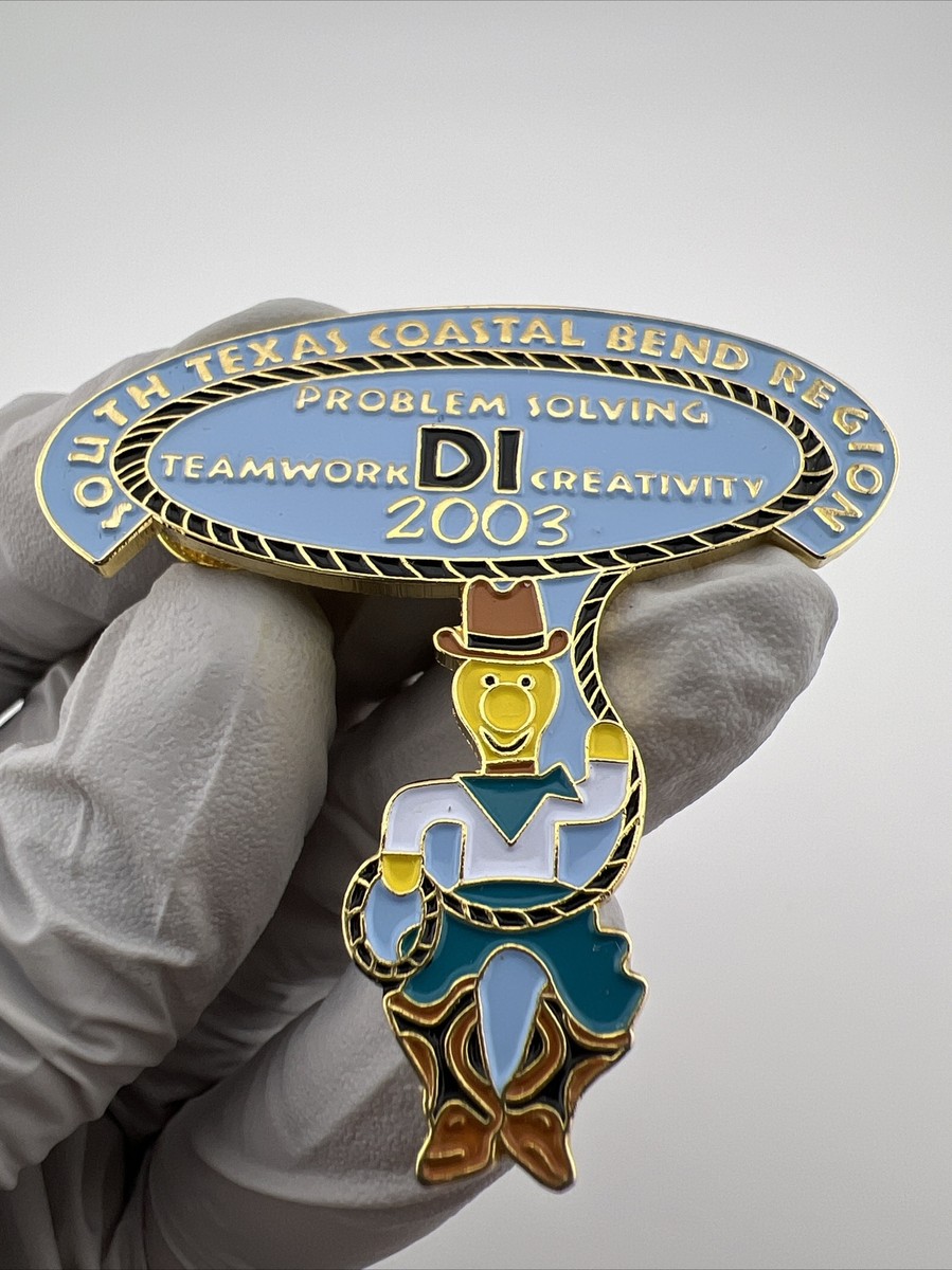 Texas Destination Imagination Pin 2003 SOUTH COASTAL BEND COWBOY
