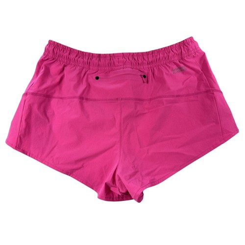 Short actif tout terrain Saturdays NYC pull-on rose cordon taille haute taille moyenne - Photo 2/8