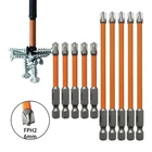 Super Strong Magnetic Special Slotted Cross Screwdriver Bit For Electrician FPH2