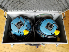 Arrilite 2000 Open Face Tungsten 2K Light Kit - 2 units with barndoors case