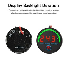 Battery Level Indicator Acid/Li-ion Capacity Tester Meter Display Panel DC 7-55V
