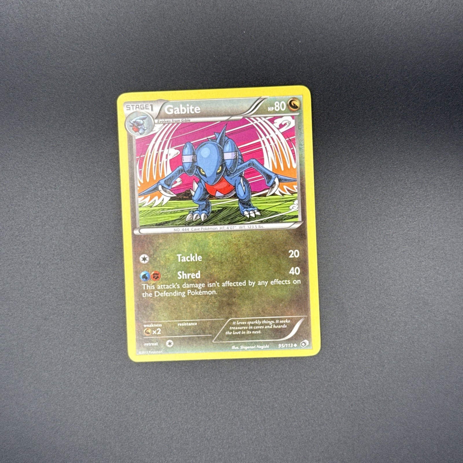 NM Gabite 95/113 Legendary Treasures Regular