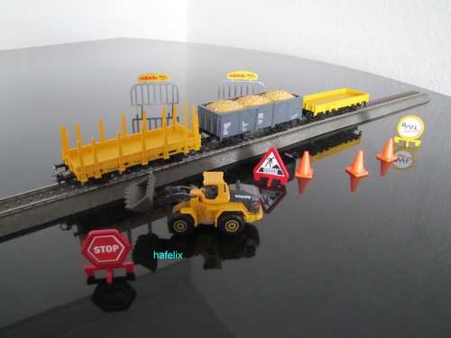 Märkln H0 Waggonset "Baustelle"  neu aus Startset 29188, frei Haus (D) | Zustand: Neu