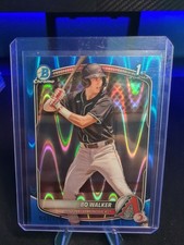 2025 Bowman Chrome Prospects Bo Walker #BCP-92 Blue RayWave Refractor /150 (RC)