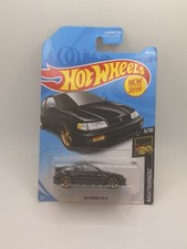 2019 Hot Wheels #49 Nightburnerz Series #3/10 ‘88 Honda CR-X Black