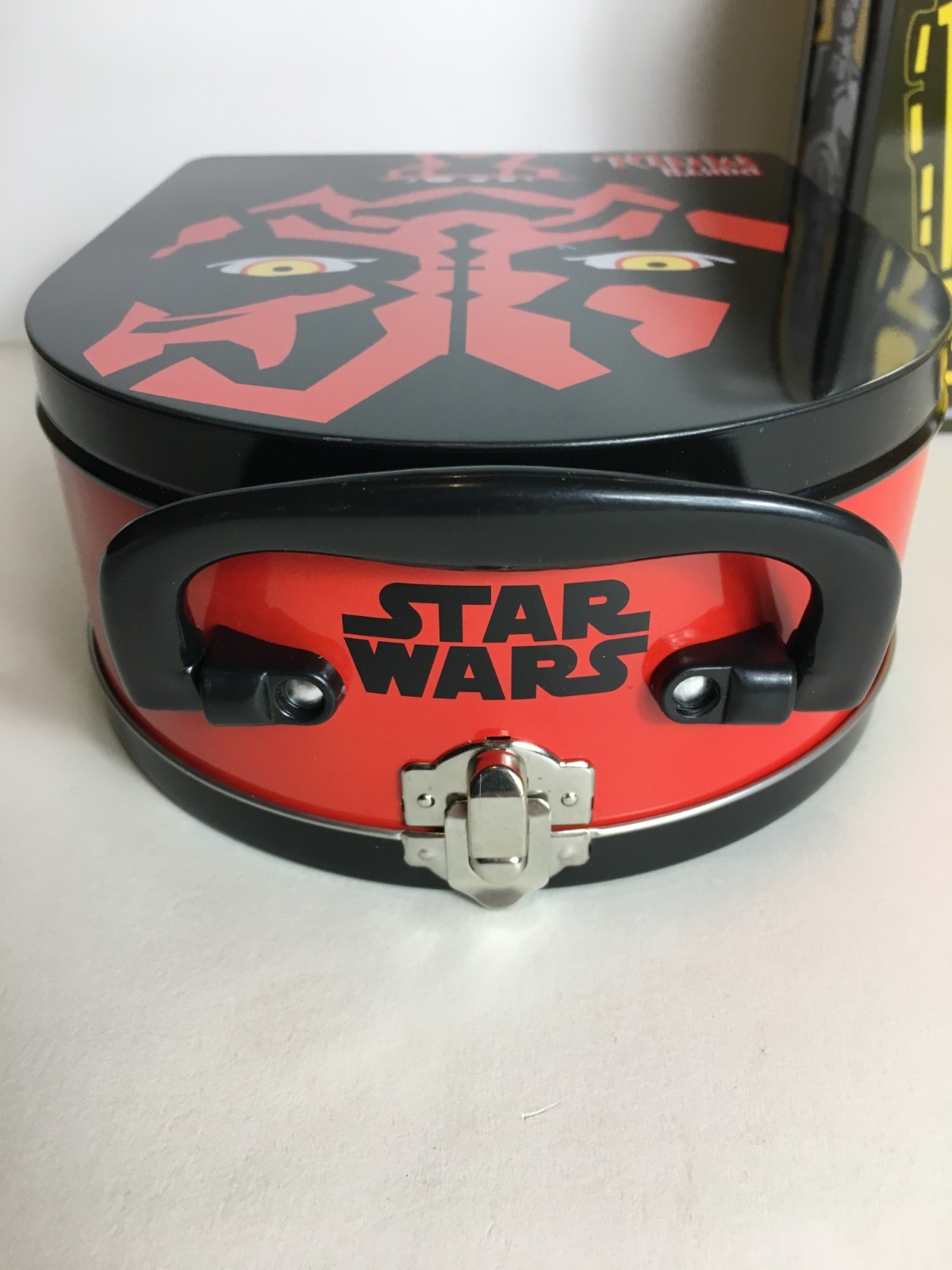 Star Wars C-3PO & Darth Maul Lunch Box lot Tin Box Co. Lucasfilm lunchbox