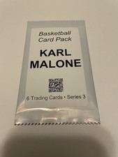 Karl Malone Basketball Card Lot Pack 6 Cards Gift Ready Rip Pack No Duplicates
