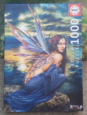 Educa 1000pc Jigsaw Puzzle Alchemy Gothic Fairy Sylundine 17109 2017 RARE