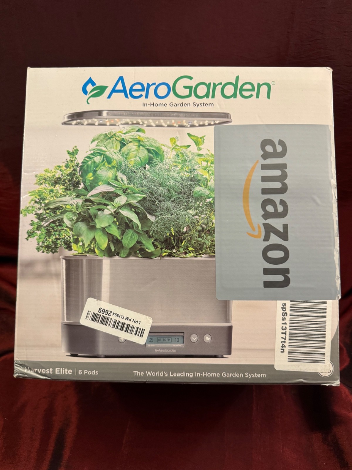 *Read* AeroGarden Harvest Elite Stainless Steel Seed Kit