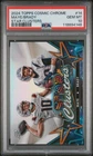 2024 Topps Cosmic Chrome #14 Star Clusters Drake Maye Tom Brady PSA 10