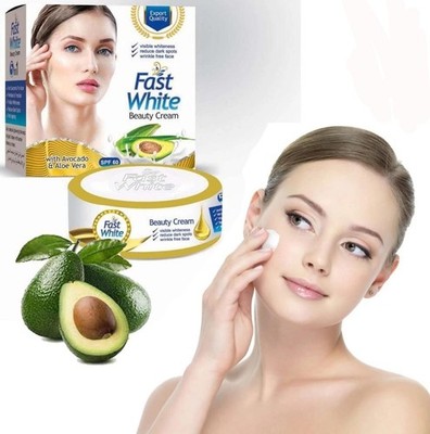 fast white beauty cream with avacado & aloevera clear skin long exp