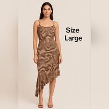 Wild Fable Zebra Print Bodycon Dress Size Large