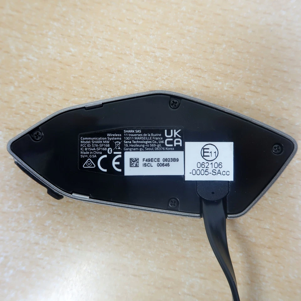 Sena for Shark Mesh Wave Motorcycle Helmet Headset Intercom System - Single - Image 3 of 4