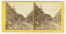 D1376~ NEW HAMPSHIRE &ndash; View #65 &ndash; Crawford Notch c.1860s Stereoview, Kilburn