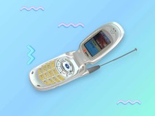 Vintage Y2K Samsung Flip Cell Phone. Rare.Works 