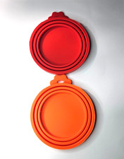 2 Pack Pet Food Can Covers Universal Can Lids Safe/Silicone Dogs Cats and more