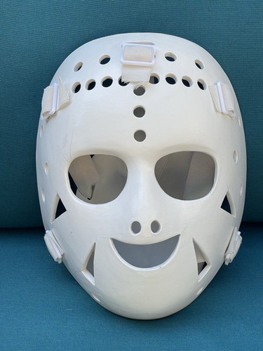 Vintage Rogie Vachon Style 1970’s Hockey Goalie Mask True 1:1 Scale Fiberglass
