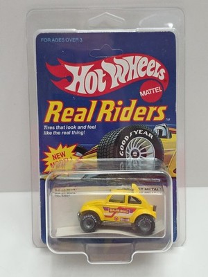 ホットウィール　リアルライダース　VW BUG等 Hot Wheels Real Riders VW VOLKSWAGEN Yellow Baja Bug 5907
