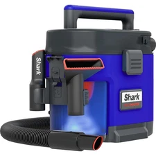 Shark MessMaster 1 Gallon Portable Wet/Dry Vacuum Pets, Cars Blue Iris